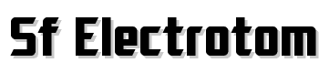 Sf-Electrotome-Bold font